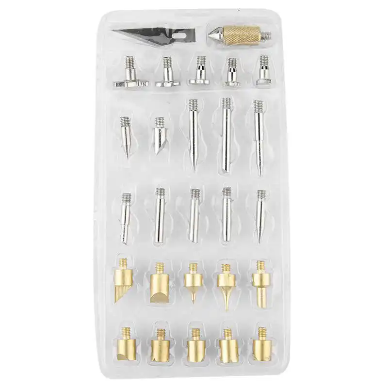 Наконечники для сжигания древесины инструменты Искусство теплопередача кожа