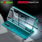 360 металлический магнитный чехол для Xiaomi Redmi Note 8 7 K30 20 Pro 8T Магнитный чехол для Xiaomi Note 10 Pro Mi 9 SE cc9 A3 Lite 9T чехол