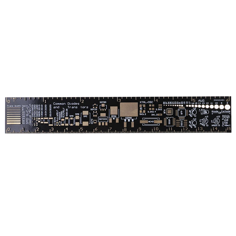 

For Arduino Fans PCB Reference Ruler PCB Packaging Units High Quality PCB Ruler For Electronic Engineers For Geeks Makers