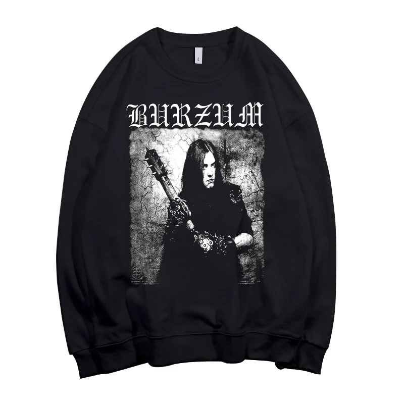 

4 designs Norway Burzum Band Pollover Sweatshirt Rock hoodie punk sudadera streetwear fleece Outerwear heavy black metal rocker