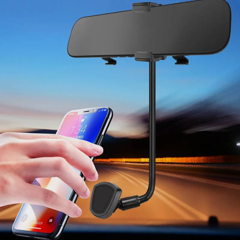 

Car Mobile Phone Bracket Car Dashboard Direct Navigation Support Frame Rearview Mirror Fixed Clamp Magnetic Suction