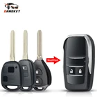 Корпус автомобильного ключа Dandkey для Toyota Camry 40, Corolla, Scion, RAV4, Avlon Reiz, 4runner, Avlo, модифицированный, 234 кнопки
