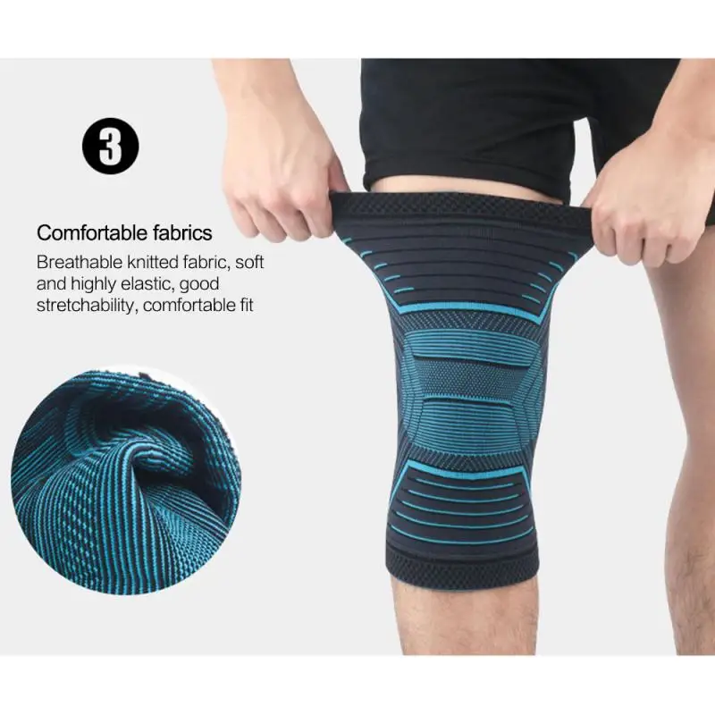 Спортивный наколенник 1 шт. компрессионная эластичная повязка на колено для
