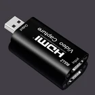 Rullz HD 1080P 4K HDMI к USB 2,0 Карта видеозахвата DVD Камера ПК Коробка для записи игр для Youtube OBS потоковая трансляция в прямом эфире