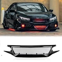 suitable for honda ten generation civic racing grills fc1jdm modified intake grille red logo suitable for 2016 2021