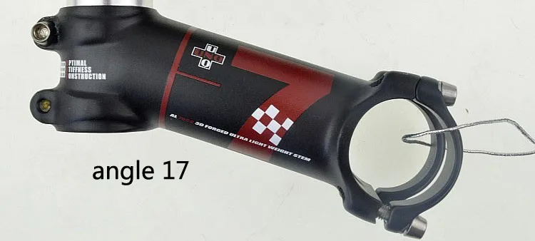 UNO Angle17 80mm Велосипедная вынос руля UNO, велосипедная вынос руля MTB, дорожный велосипед, алюминиевый сплав, угол 31,8 мм, 7/17, Bicicleta Tallo Bicicleta potencia, детали для велосипеда - Цвет: UNO Angle17 80mm