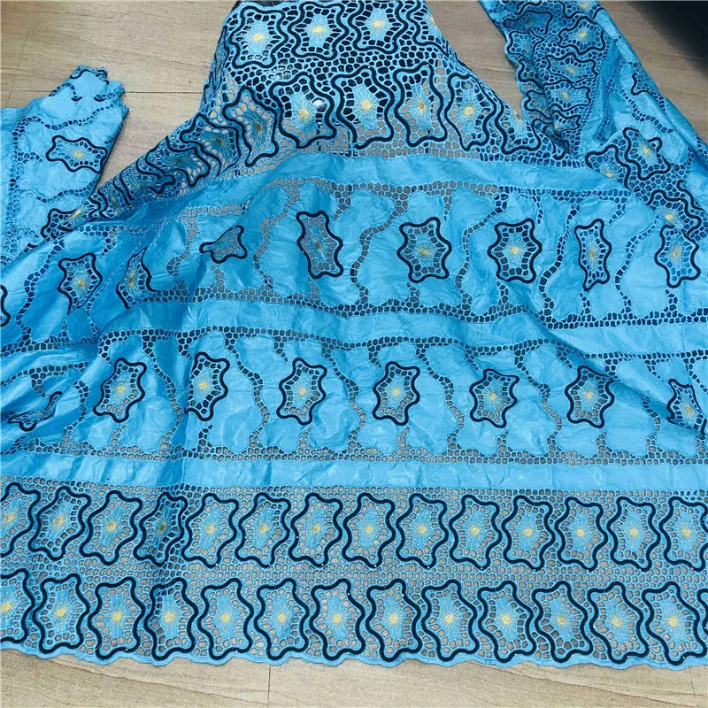 

Embroidery lace bazin riche brod lace fabric 2020 high quality african basin riche fabric jacquard guinea lace dress H69-56