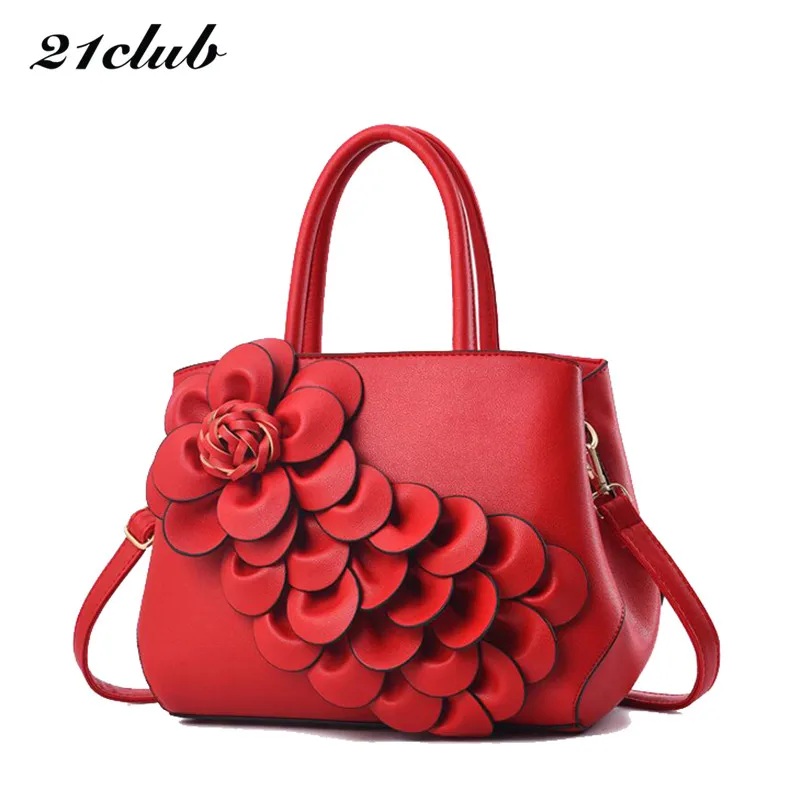 21 клубный бренд большой емкости трехмерный цветок высокого качества сумки