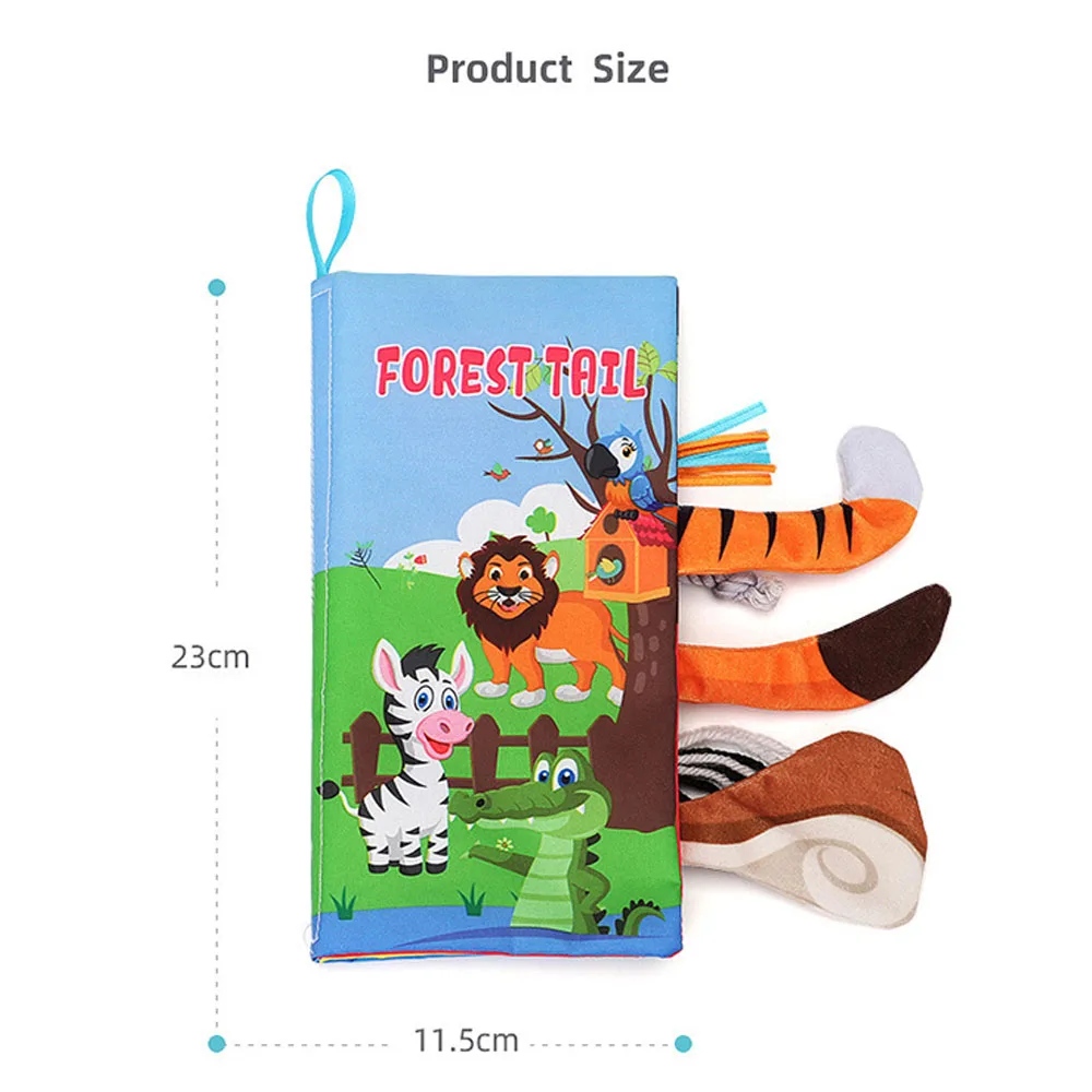 Детские игрушки детская книга для раннего развития тканевые книги детей