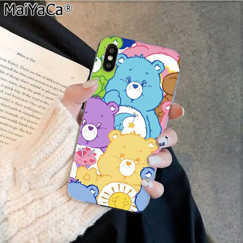 A3 MaiYaCa стильная футболка с изображением персонажей видеоигр Care Bears Роскошный чехол для телефона Apple iphone 11 pro 8 7 66S Plus iphone X XS MAX 5S SE XR корпус под плетенную сумку - Цвет: A3