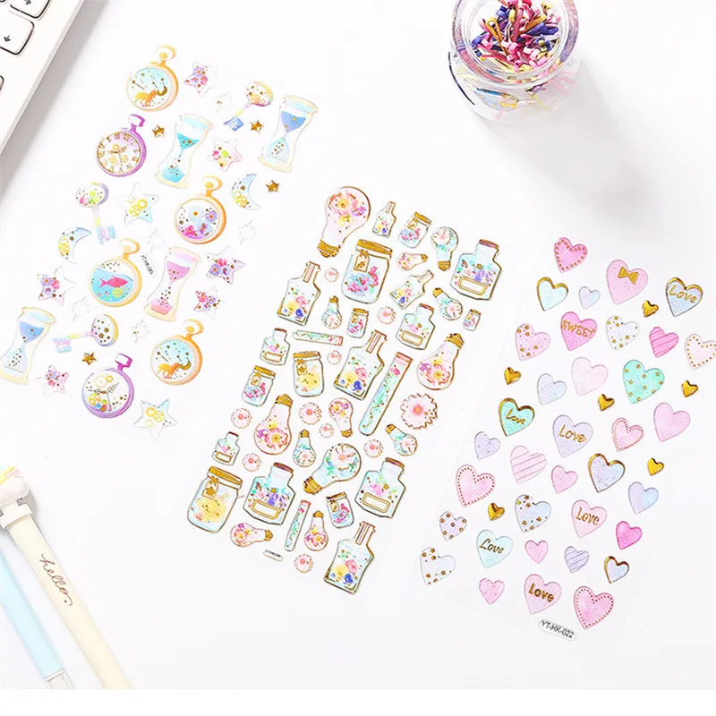 Многоузорная прозрачная трехмерная кристальная наклейка s для женщин мобильного