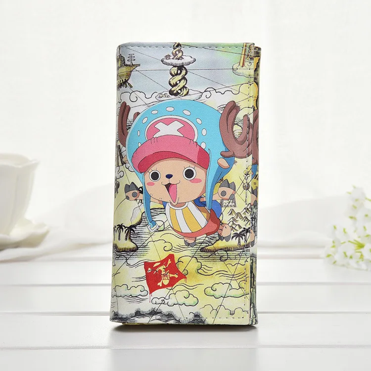 Длинный кошелек из искусственной кожи с рисунком обезьяны D Luffy аниме модная