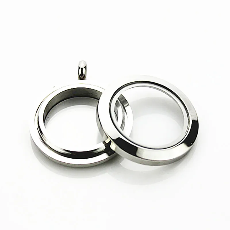 30 мм плавающий медальон подходят плавающие прелести 316L Нержавеющая сталь