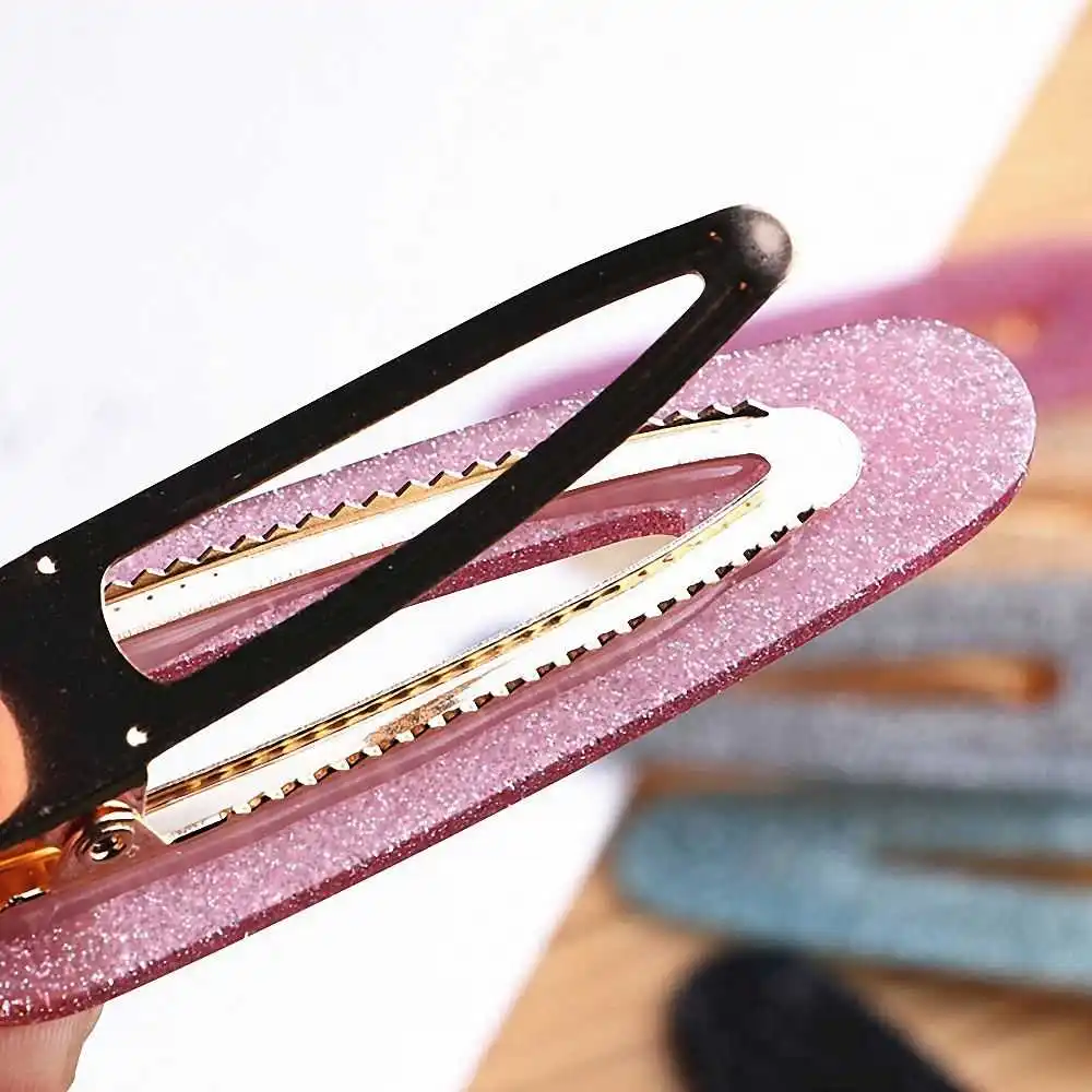 

1 pc kawaii headwear girls hair clamps goddess shiny, hollow, water drop looks barrette to womenduckbill new fashion hair