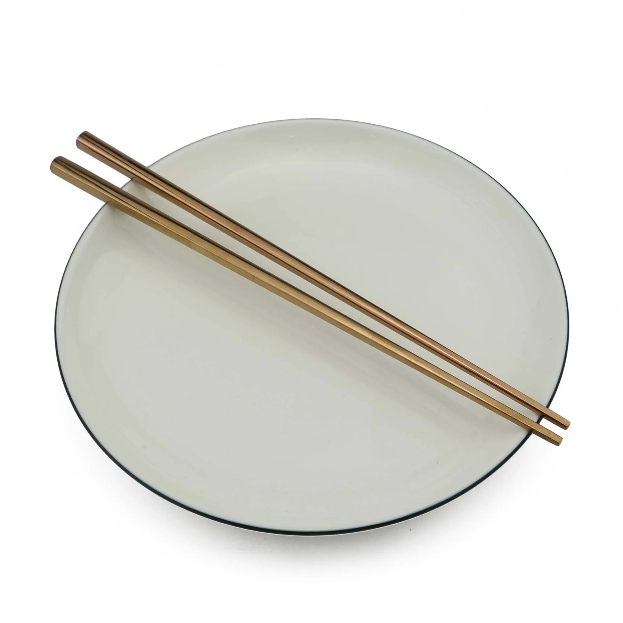 

1 Silver Chopsticks 304 Grade Food Metal Chinese Reusable Stainless Steel Pairs Rainbow Style Tableware Chopsticks Sticks Sushi