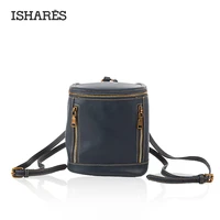 ishares genuine leather backpacks natural leather mini backpack dual function exquisite knapsack high quality rucksack is8091