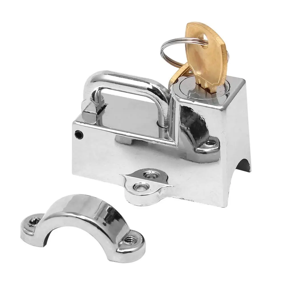 Универсальный замок на руль мотоцикла с 2 ключами для Harley 7/8 дюйма 22 мм