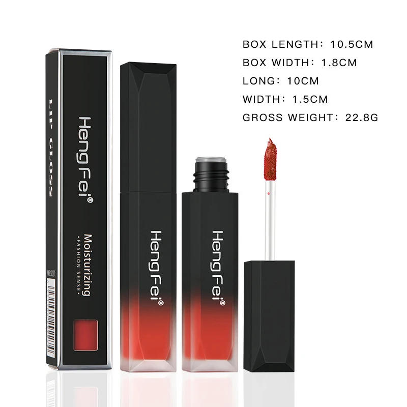 Профессиональная Матовая жидкая губная помада водостойкая увлажняющая гладкая