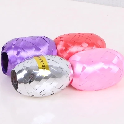 1 Roll Ribbon 100 шт./лот, воздушные шары для дня рождения, свадьбы, 10 дюймов, вечерние шары, 1,2 г, детские надувные игрушки, красочные латексные шары красного, белого и золотого цвета - Цвет: 1 Roll Ribbon