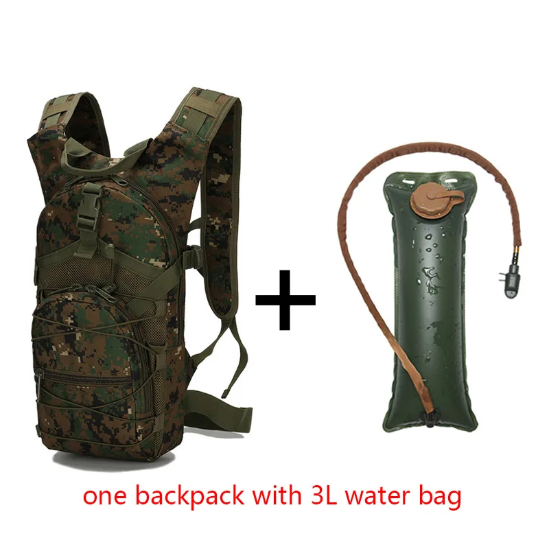 Camouflage Армейский тактический рюкзак для воды, военный рюкзак для воды для мужчин, туристический велосипед рюкзак для мочевого пузыря, без сумки для воды - Цвет: Camouflage