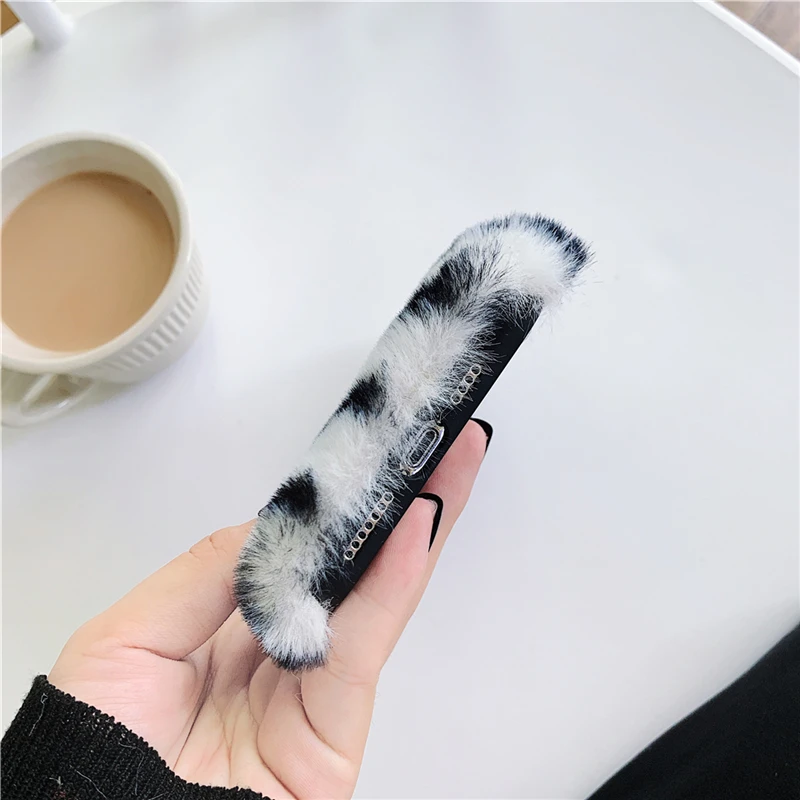 С леопардовым принтом пышная юбка с под зебру и рисунком плюшевый чехол для huawei