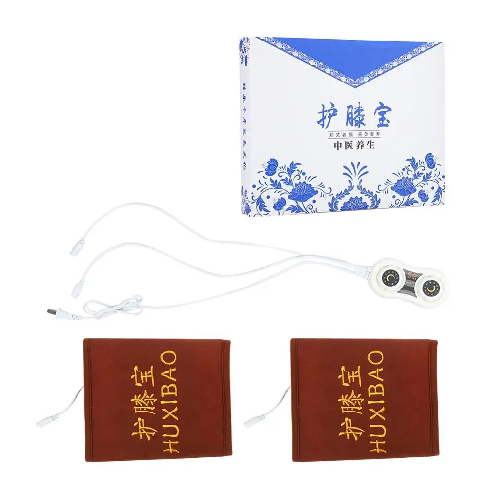 Унисекс Электрический наколенники травяной прижигания мокса облегчение боли