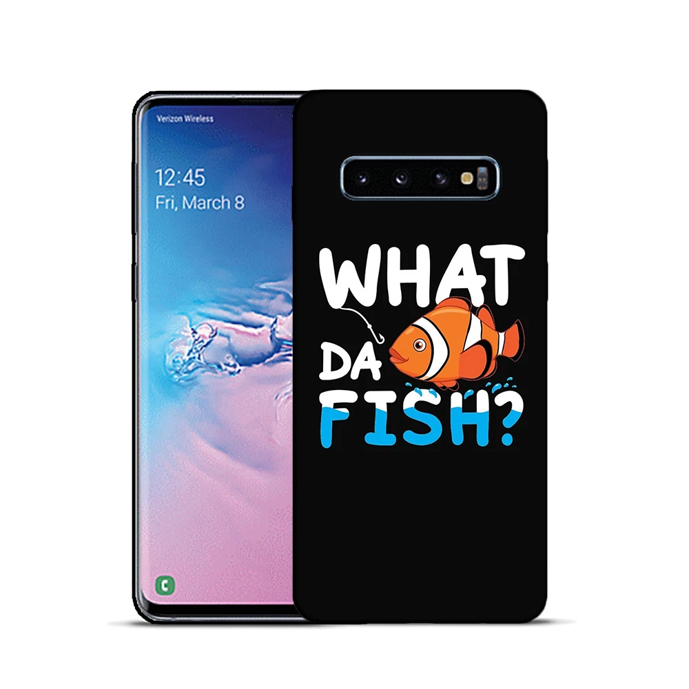 Милый мультяшный чехол с изображением утки рыбы червя для Samsung Galaxy S20 Plus Ultra 5G S10E S7