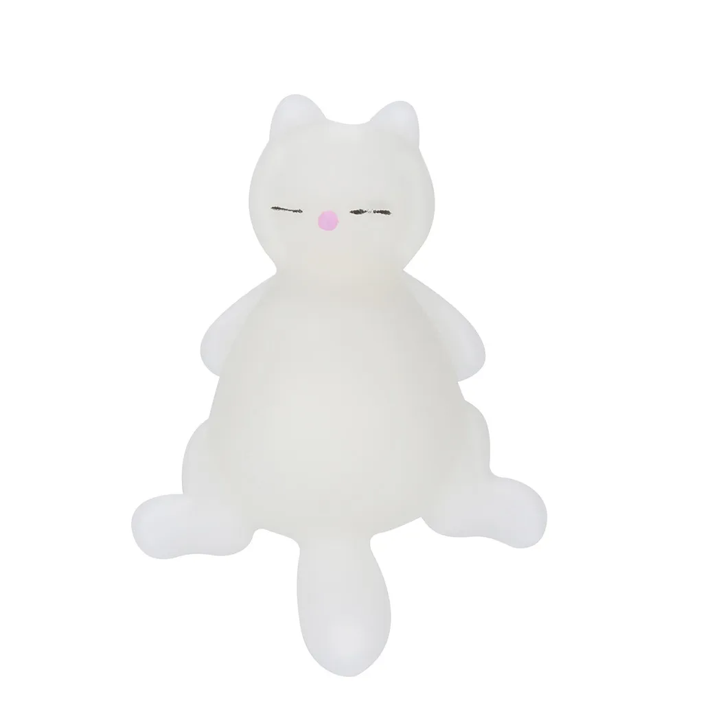 

stress Cute Squishyies Mochi Lazy Cat Squeeze Slow Rising Healing Fun Kawaii Stress Reliever Toys Funny Squeeze Gifts L4