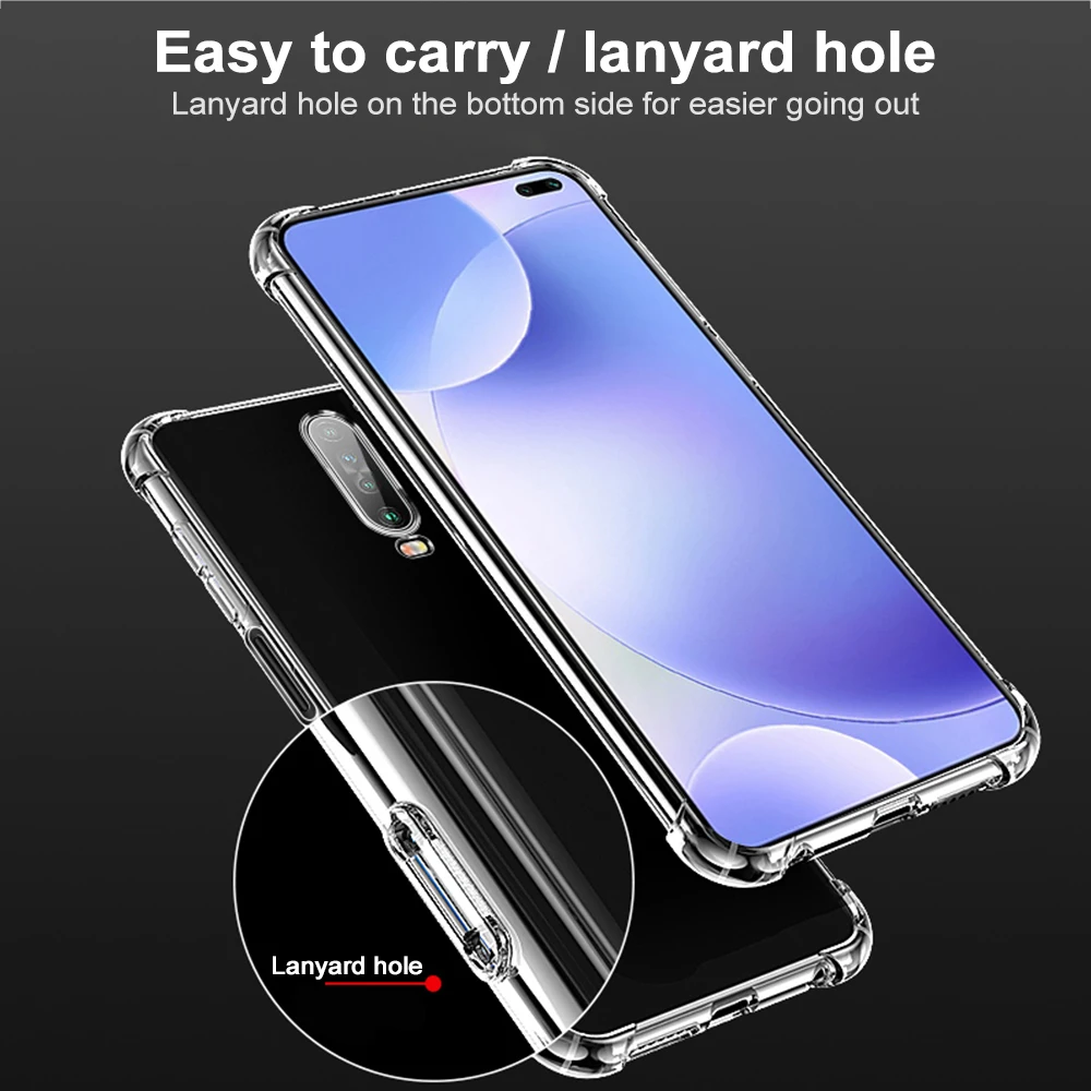 Прозрачный чехол для спортивной камеры Xiao mi Red Note 8 7 6 Pro 7A 6A K20 Чехол Мягкий