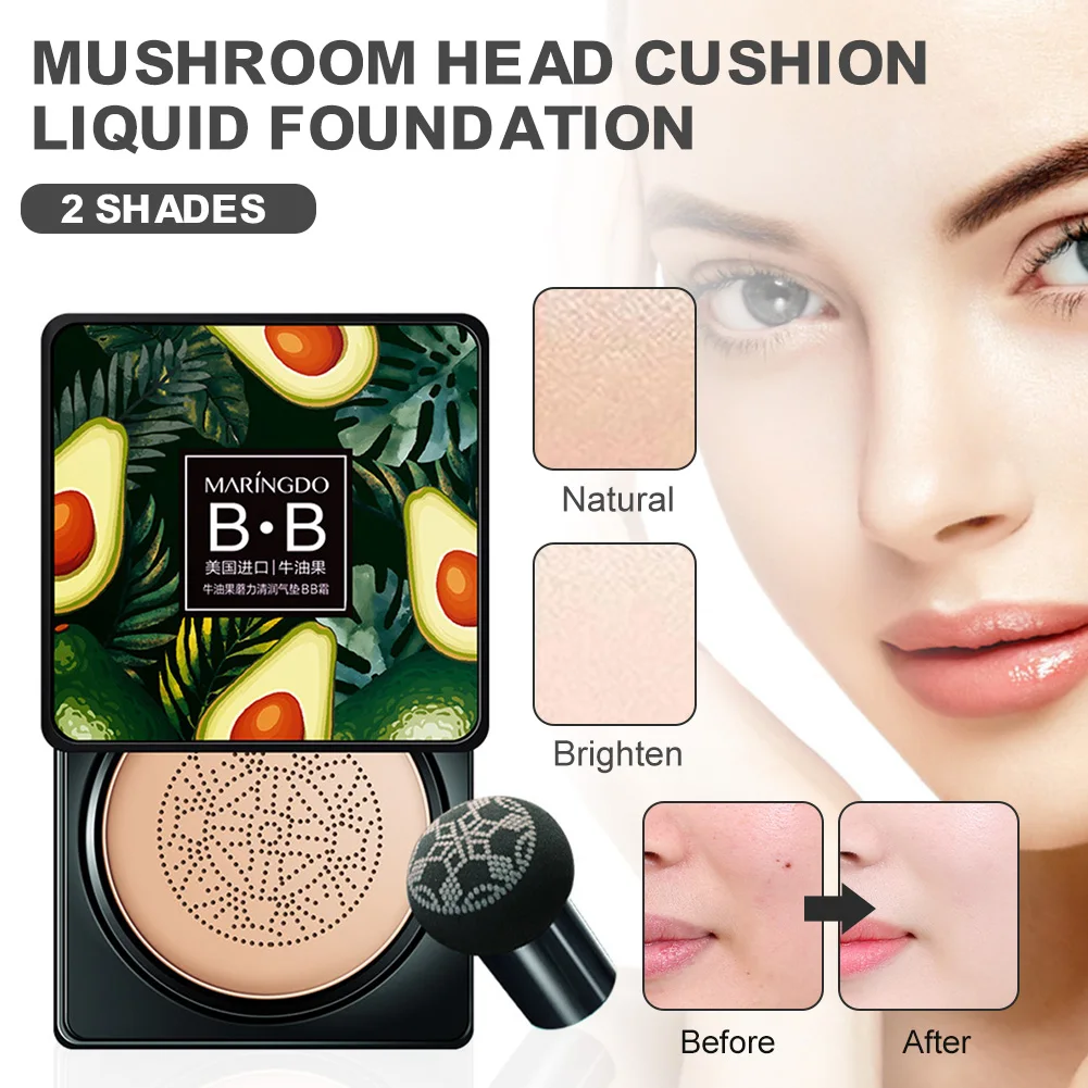 

Mushroom Cushion Lightweight Concealer Beauty Cream Foundation Long-lasting Not Easy To Lose Makeup CC Cream Face Makeup