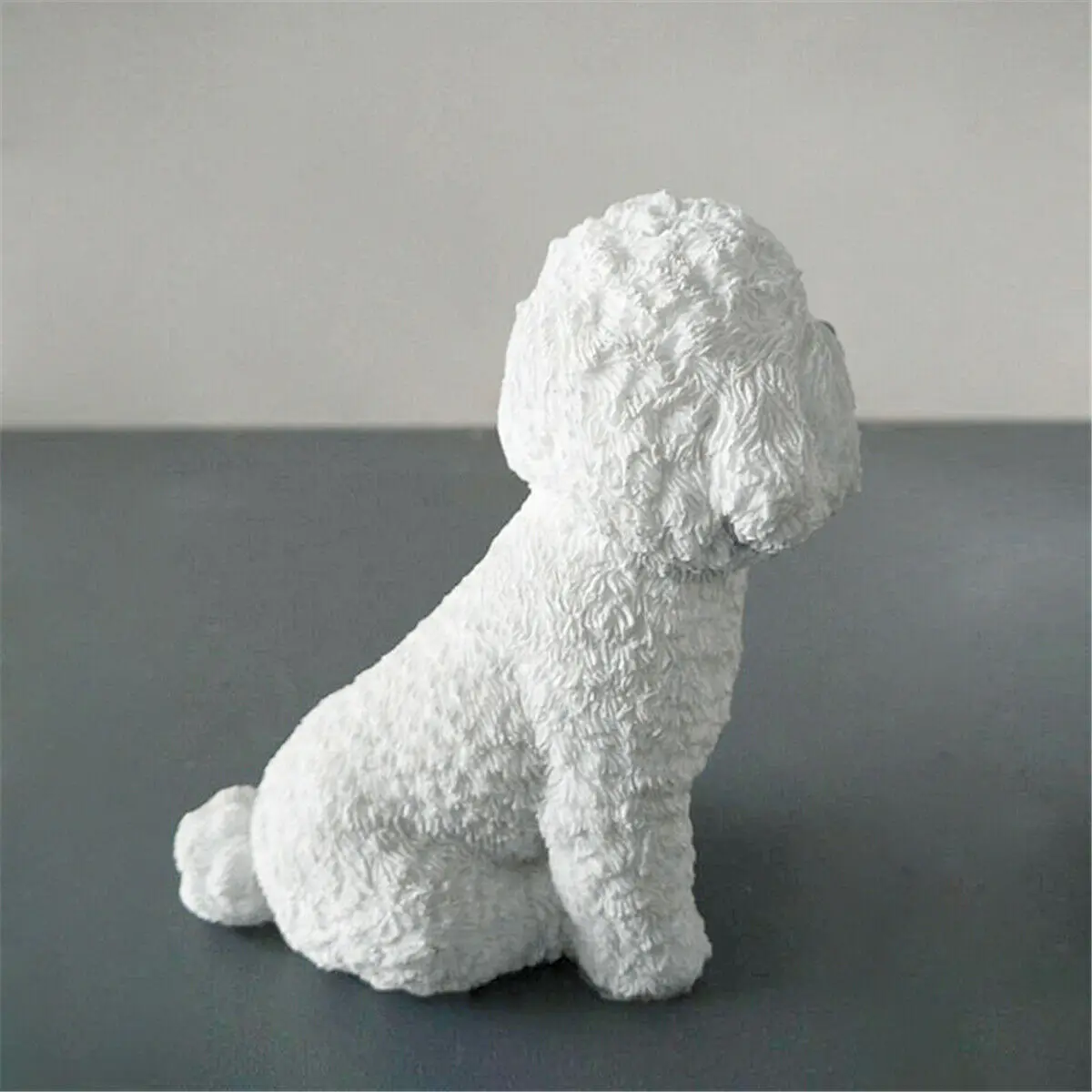 JJM British Bichon Frise Dog фигурка животного модель коллектора игрушка украшение ПВХ