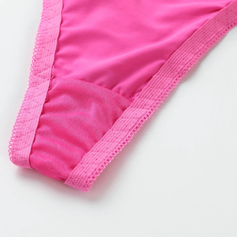 

Sexy Lace Panties and Bra Sets Push Up Lingerie Plus Size Women Solid Color Cotton Crotch Underwear Set Intimates Thong