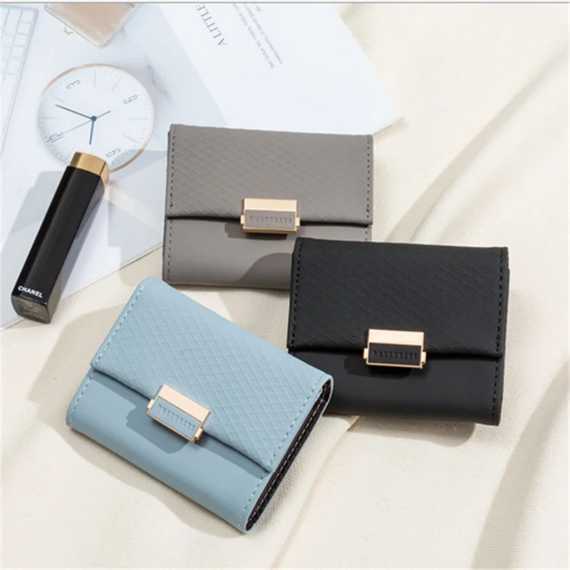 

Women Retro Card Holder 2022 New Buckle Wallet Multi-function Driver's License Business Card Holder Credit Organ Card Holder