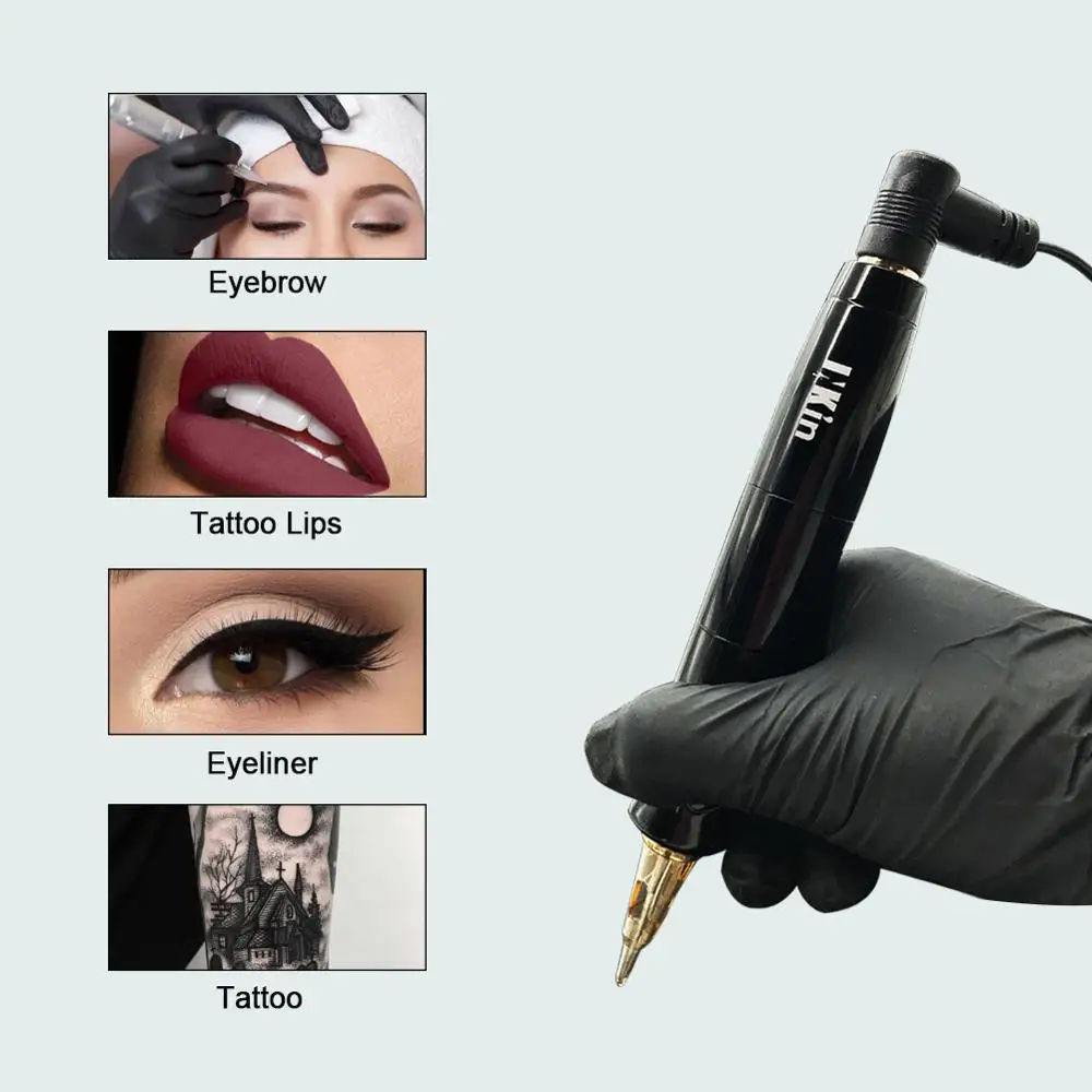 EZ INKin Nano 2-in-1 Rotary Tattoo Permanent MakeUp Machine Pen SMP & TATTOO Micropigment 3.0MM 2.0MM Stroke Cartridge Pen
