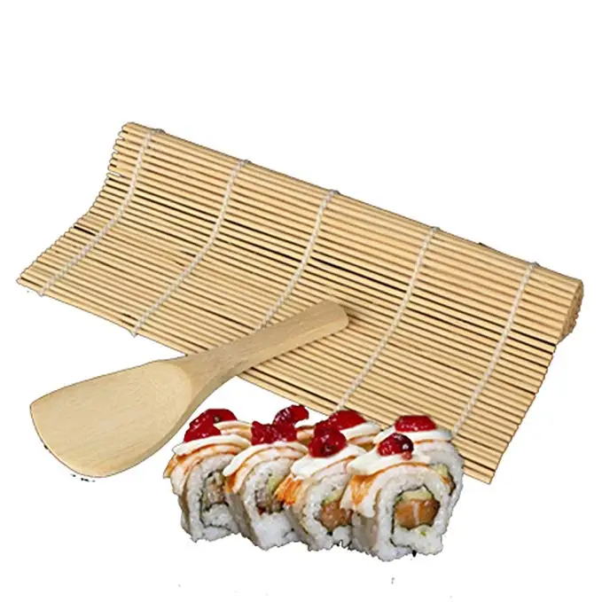 Коврик-Роллер для суши с рисовым ковшом кухонные принадлежности еды кухонный