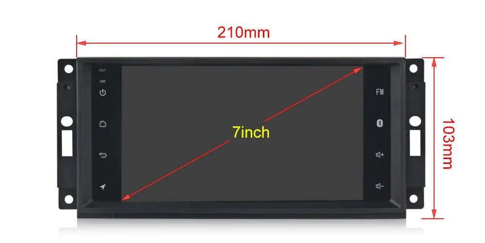 NaviFly Android 8,1 автомобильный dvd-плеер Автомобильный мультимедийный плеер gps для jeep Wrangler Compass 2010- Chrysler wifi BT автомобильное радио