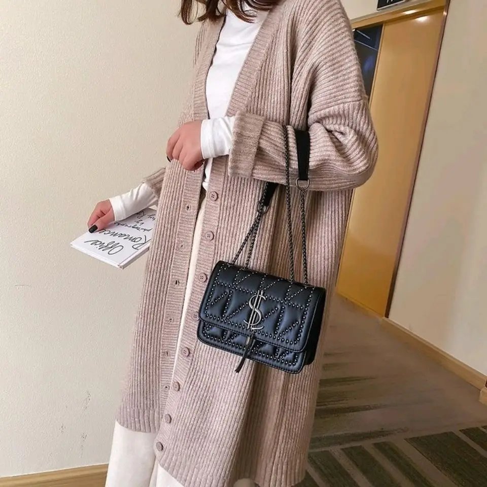 Женская кожаная сумка новинка 2019 европейская модная женская роскошные кожаные