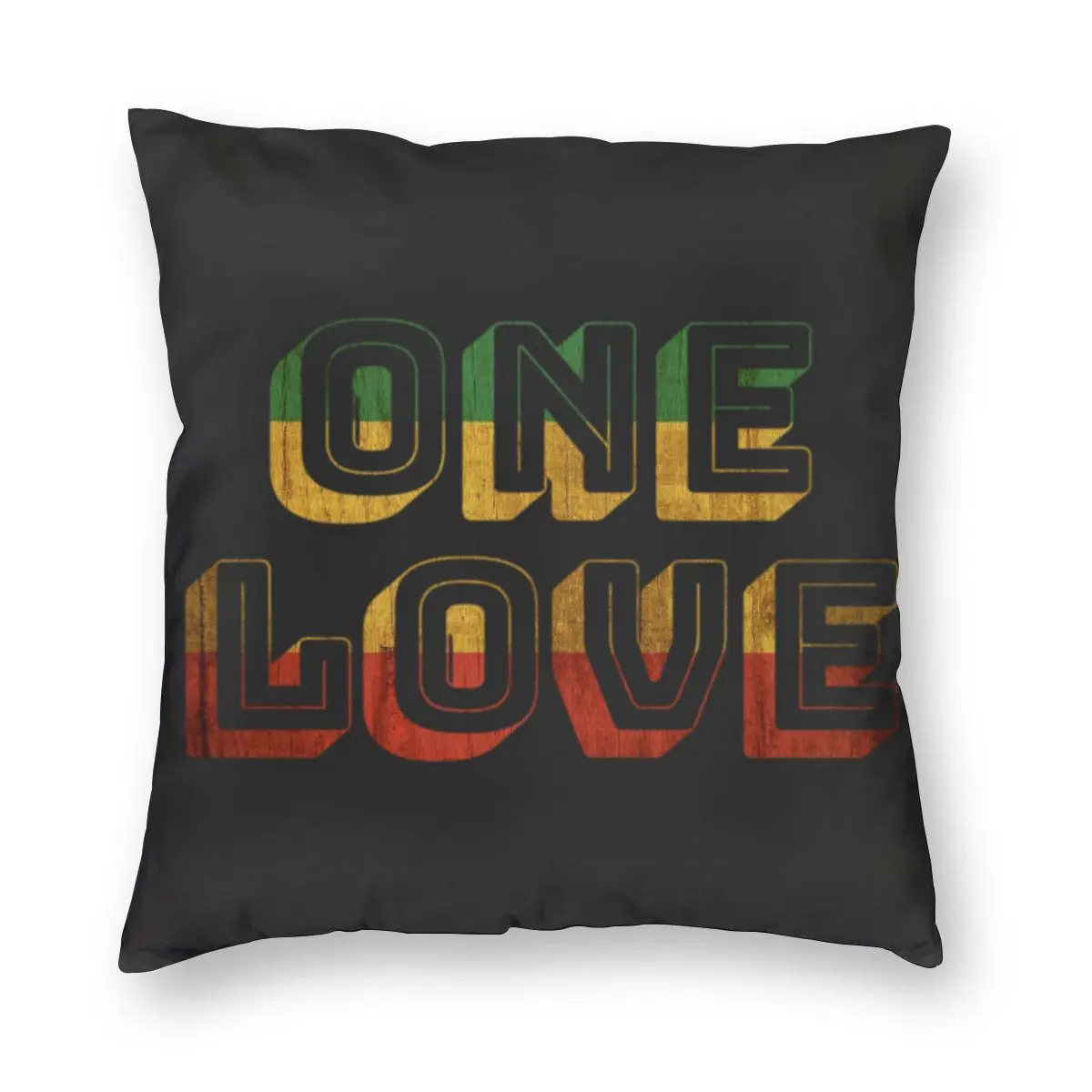 Чехол для диванной подушки One Love Rasta Reggae Эфиопия Ямака дизайн дивана декоративные