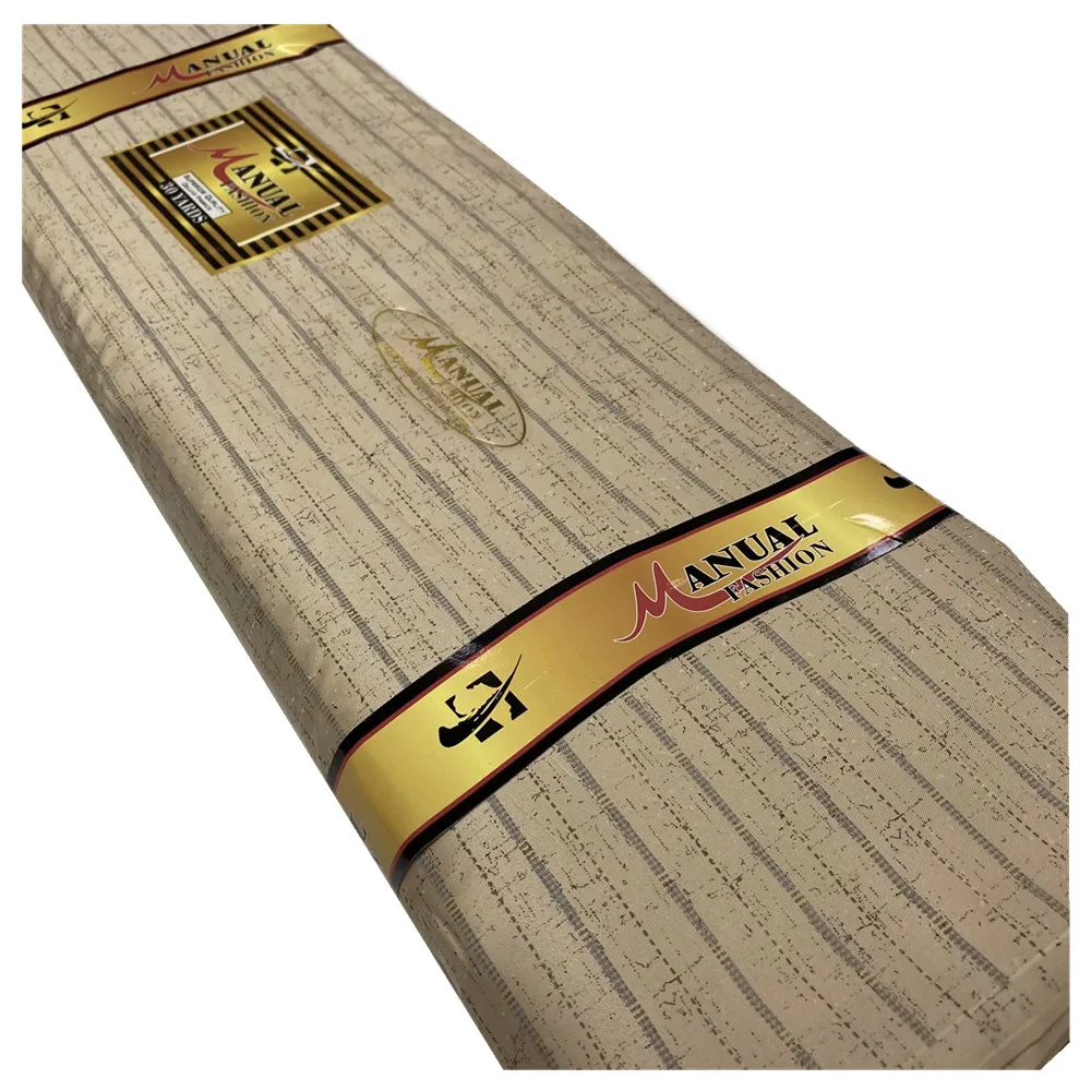 

2021 Latest Style Atiku Fabric For Men African Cotton Fabric 5 Yards For Nigerian Traditional Party Sewing Material L20-95