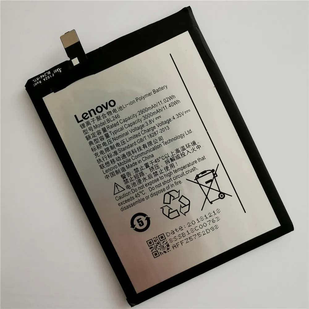 Аккумулятор для lenovo Z90 аккумулятор BL246 lenovo Vibe Shot аккумулятор Z90A40 Z90-7 3000 мАч перезаряжаемый аккумулятор для телефона