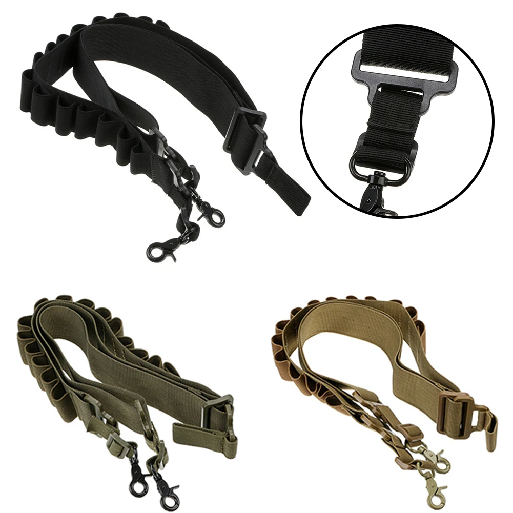 Тактический Регулируемый 2-точечный строп для ружья наплечный ремень нейлоновый