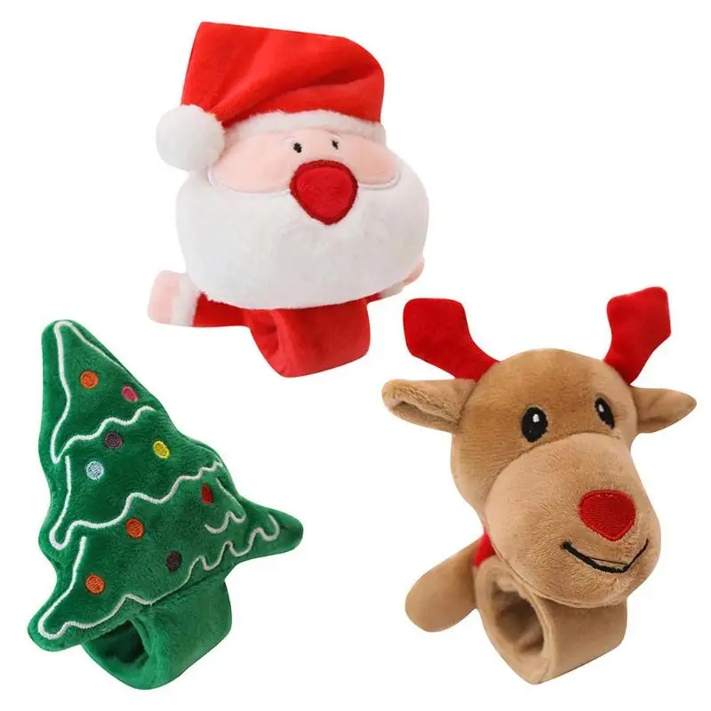 Прекрасный Рождественский похлопывающий браслет Рождественская елка Санта