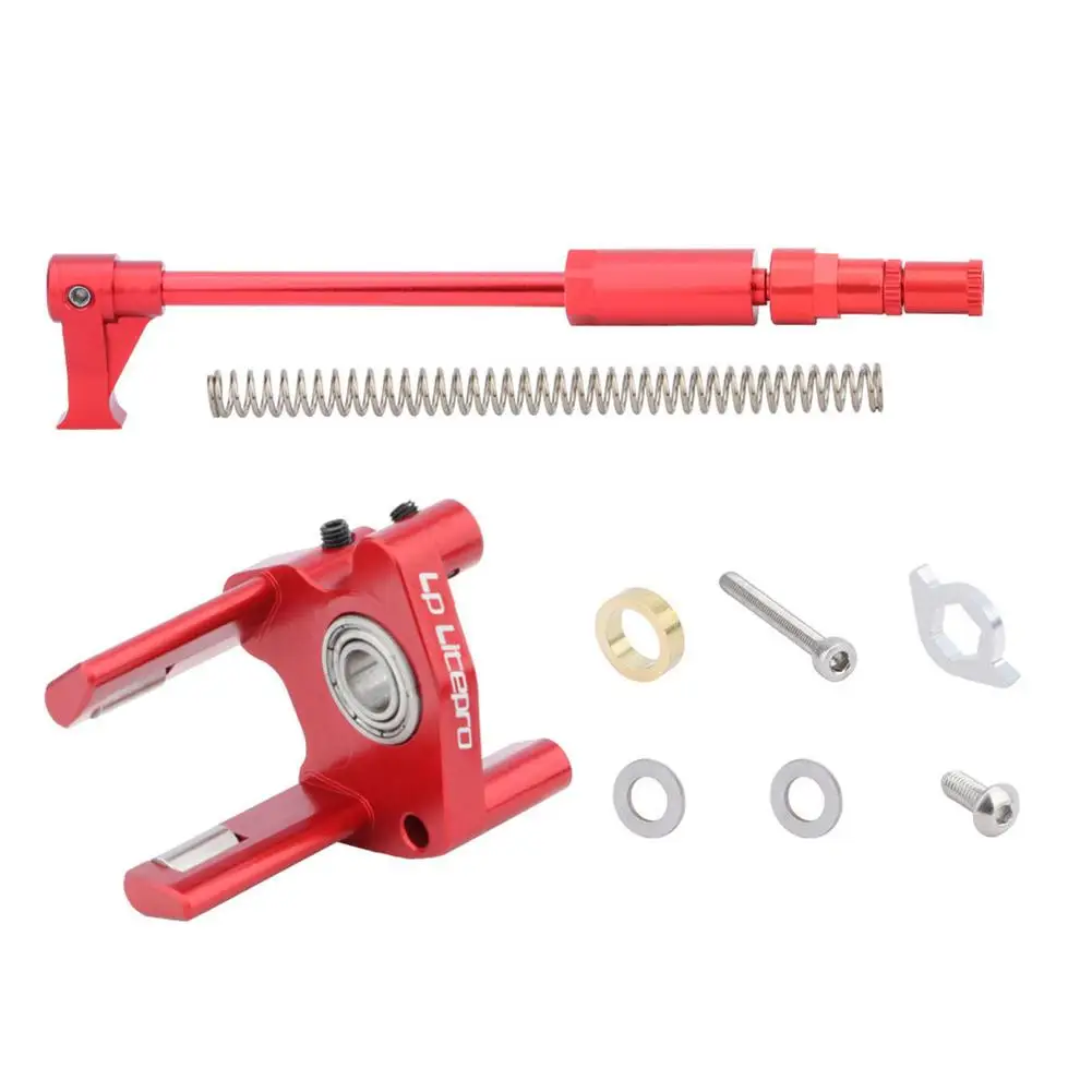 

Bike Derailleurs Bicycle 2-3 Speeds Derailleur Set Durable Aluminum Alloy Bike Parts Anodizing Treatment Black And Red