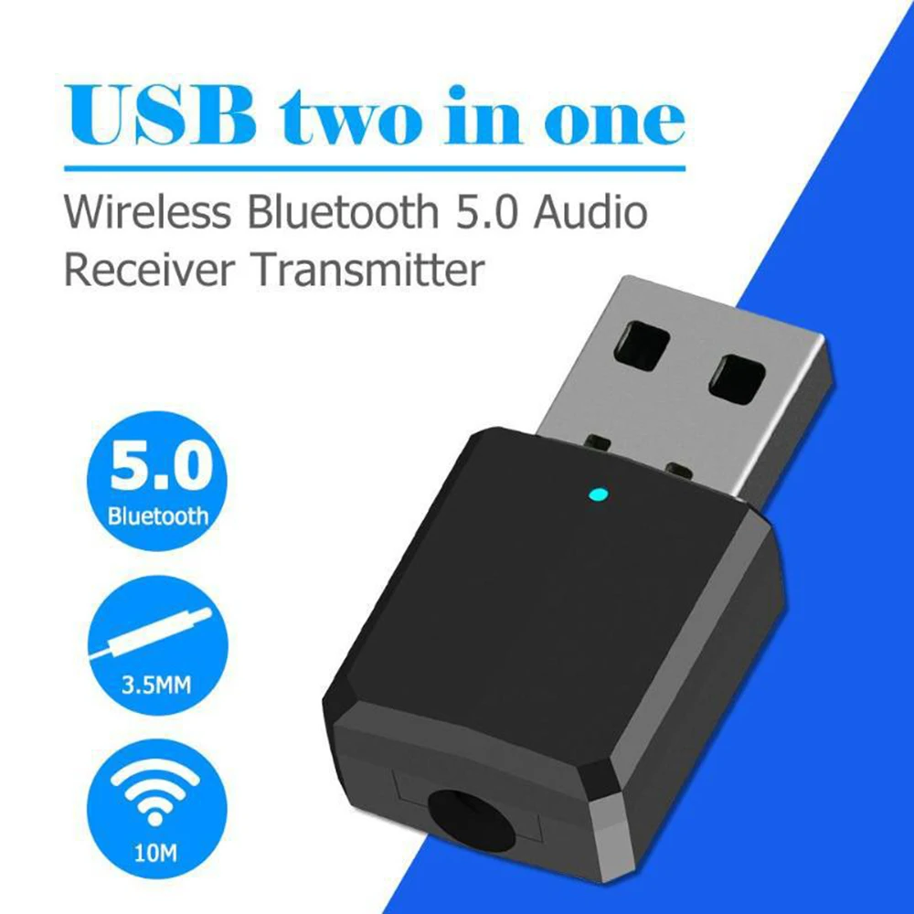 USB 2 в 1 AUX Выход для наушников аудио компьютер конвертер Беспроводной Bluetooth 5 0 ZF 169