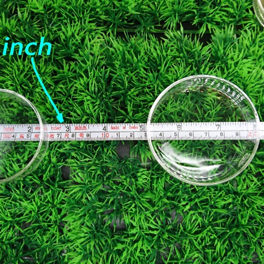 Новая стеклянная миска для кормления креветок контейнер раковины диаметр 6 см 7