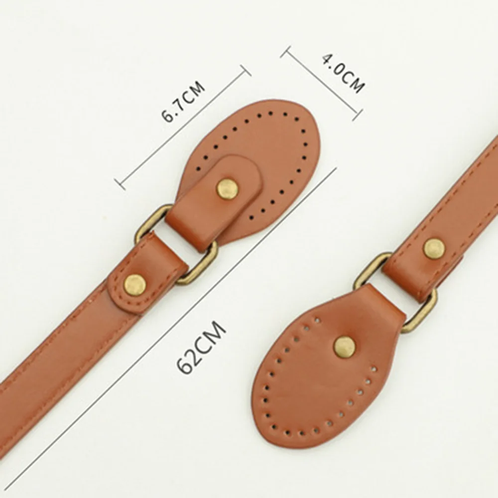 

1PC 62cm PU Hand Imitation Leather Cloth DIY Replacement Accessories For Handbags Bag Handle Strap for bags Accessories Wholesal