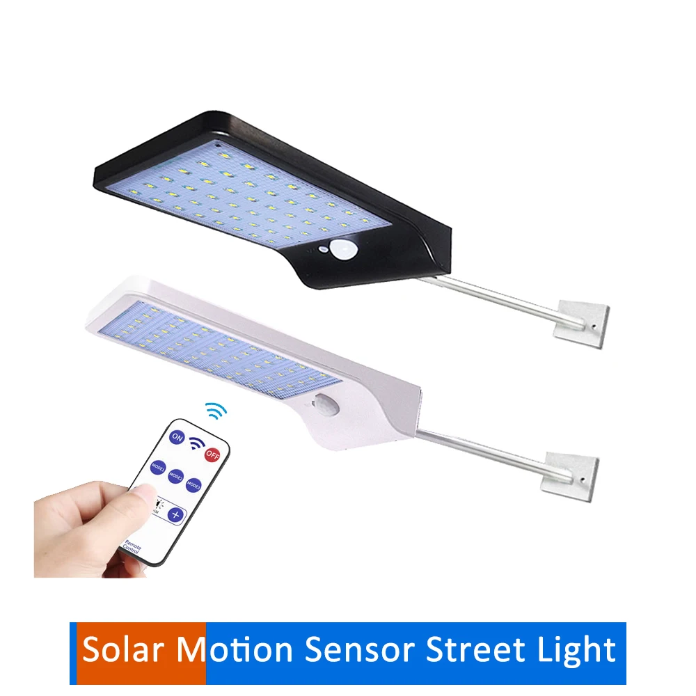 48 Светодиодный светильник на солнечной батарее 3 режима солнечная панель PIR