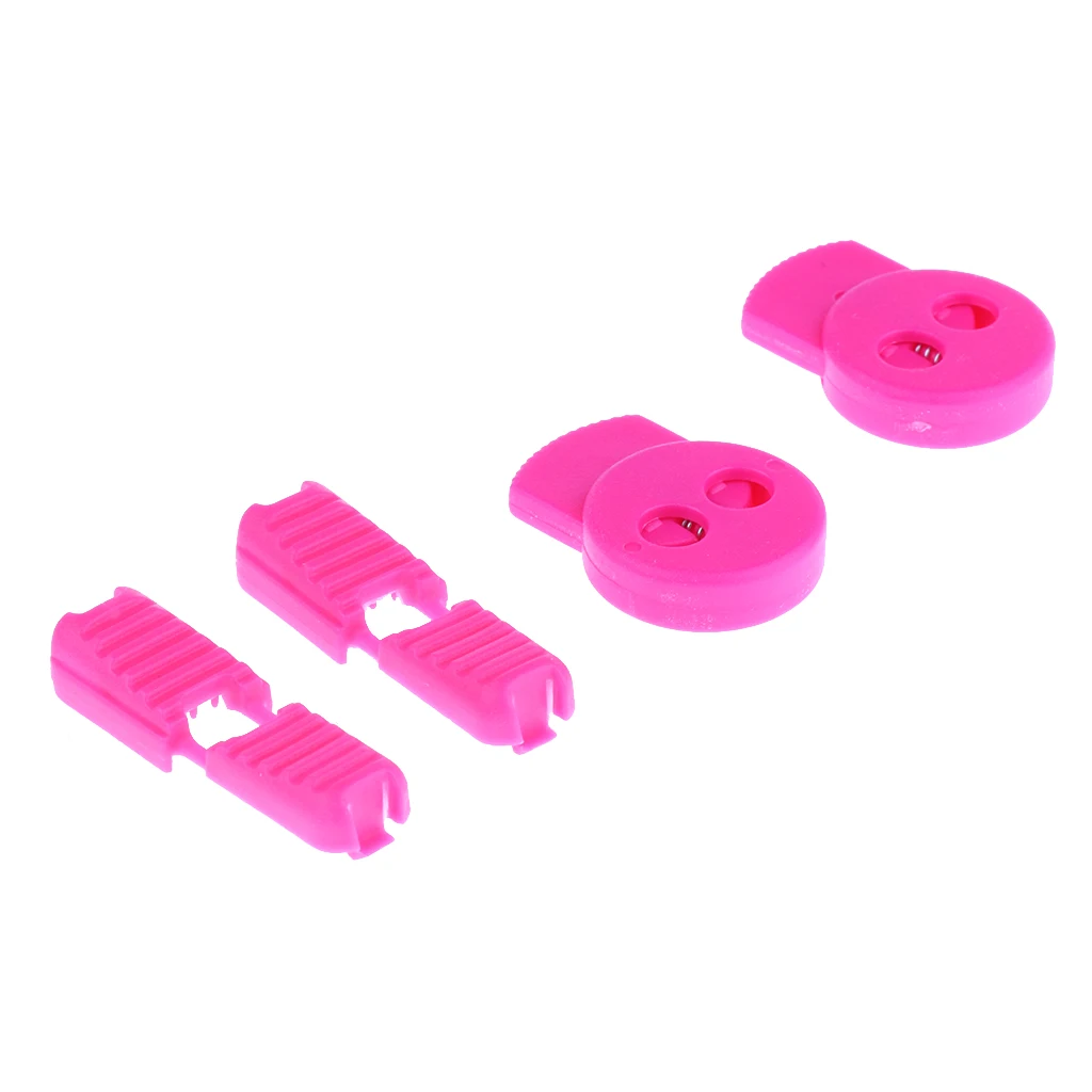 Сверхпрочный нейлоновый зажим для блокировки шнура с двойным отверстием