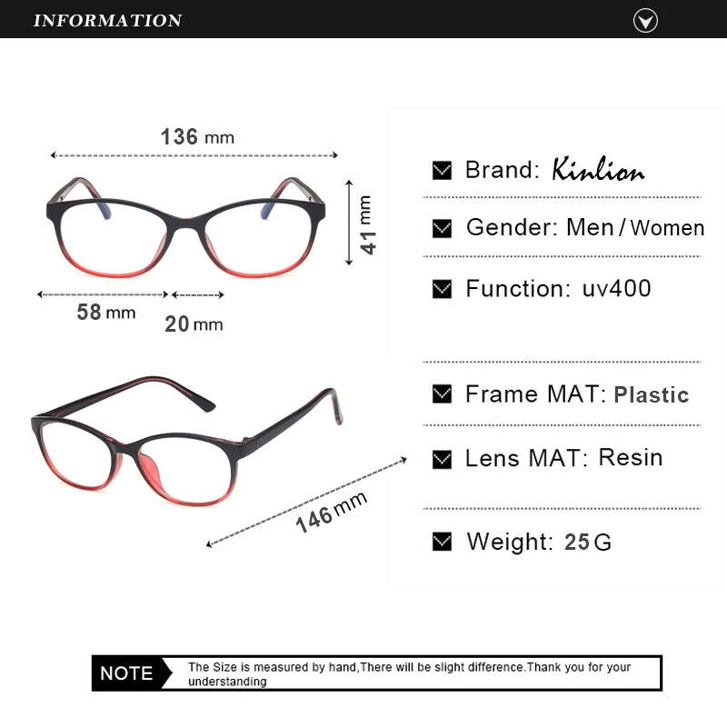

Kinlion Vintage Oval Eyeglasses Frame Women Optical Mens Eyewear Frames Transparent Myopia Glasses Frame Fashion Designer 2019