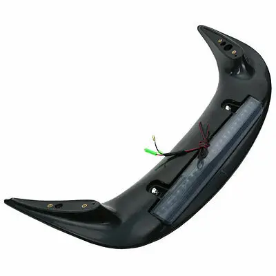 Motorcycle Rear Trunk Spoiler with Red LED Clear Lens For Honda Goldwing GL1800 2001-2017 |